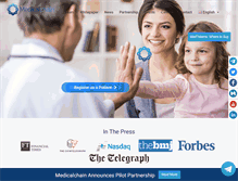 Tablet Screenshot of medicalchain.com